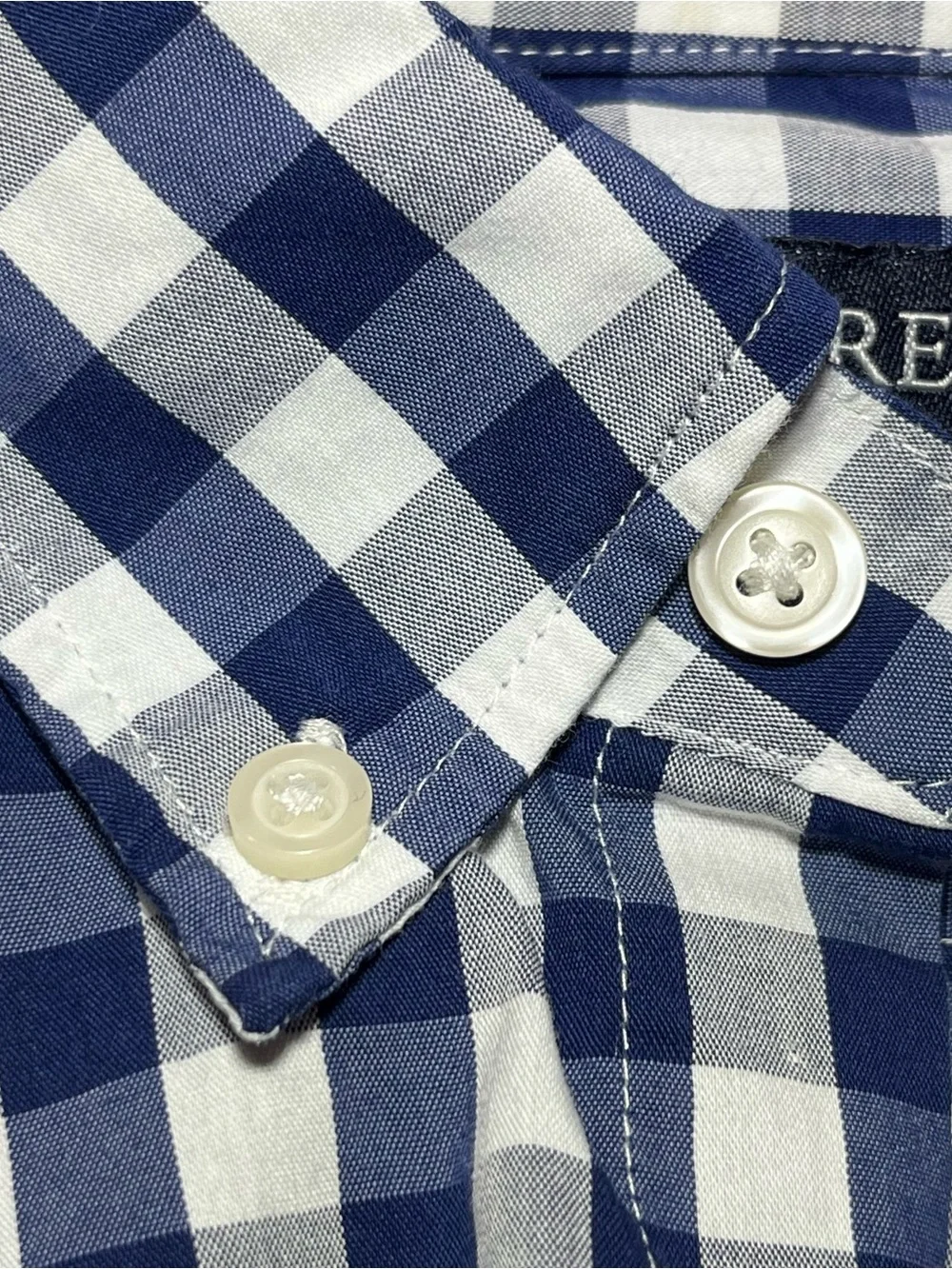 J. Crew Slim Untucked Button Up Shirt Men's Small Blue Plaid Stretch Cotton